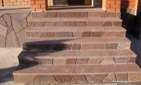 Ступени из лемезита цвет шоколад Ступени из лемезита цвет шоколад